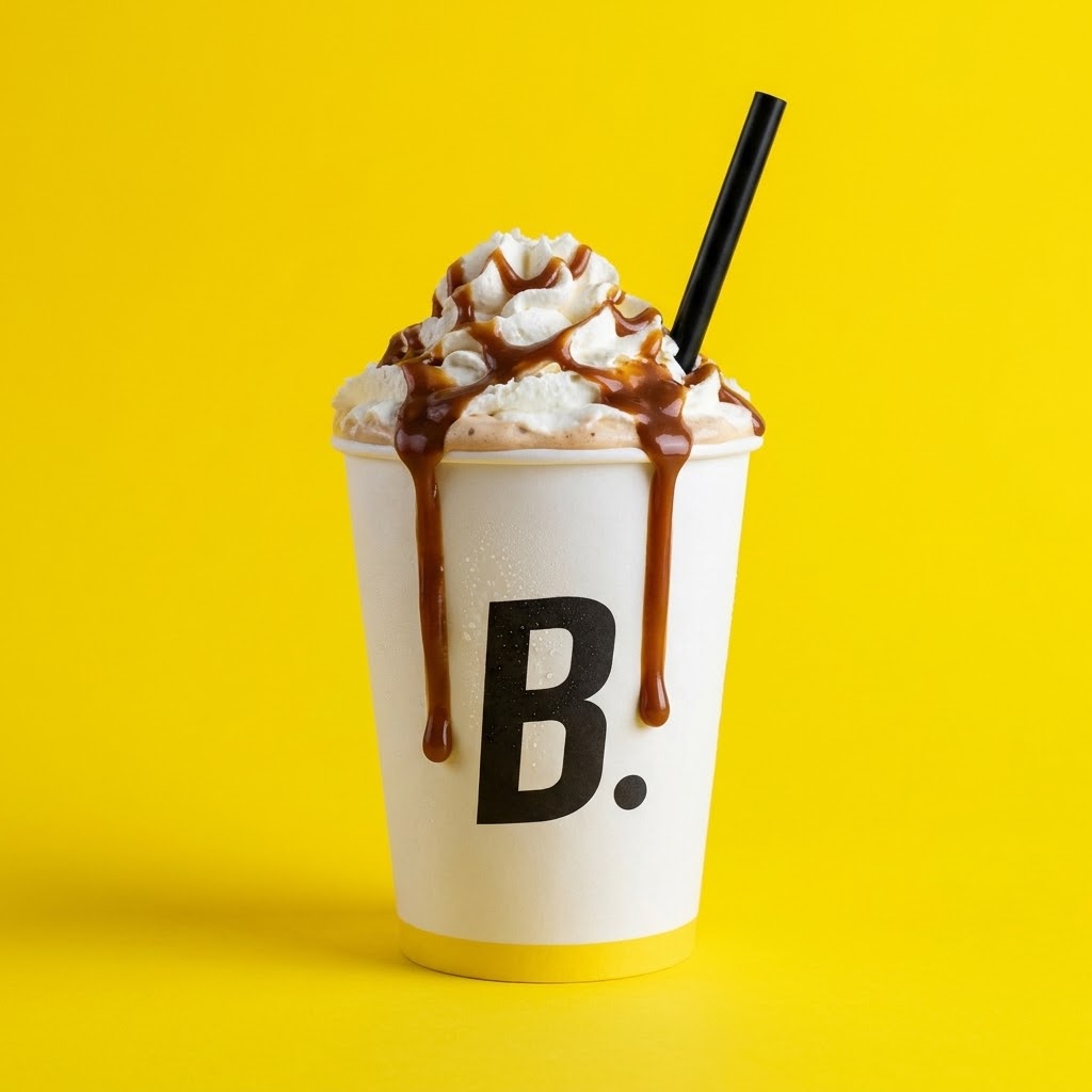 Dulce de leche milkshake